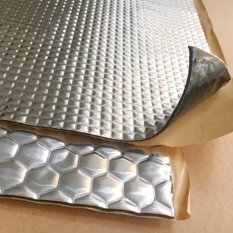 Butyl Rubber Sheet 2.5mm*46cm*80cm for Car Sound Deadening Office Building Insulation Aluminium Material Soundproofing Materials