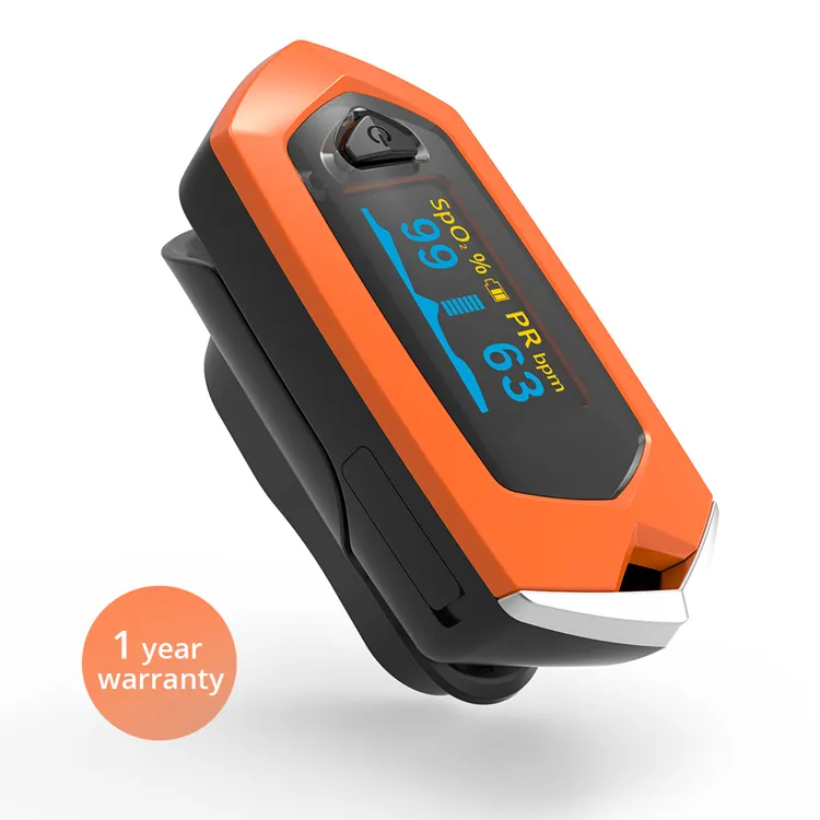 USB Recharge Jumper Spo2 Portable Rechargeable fingertip pulse oximeter monitor OLED display