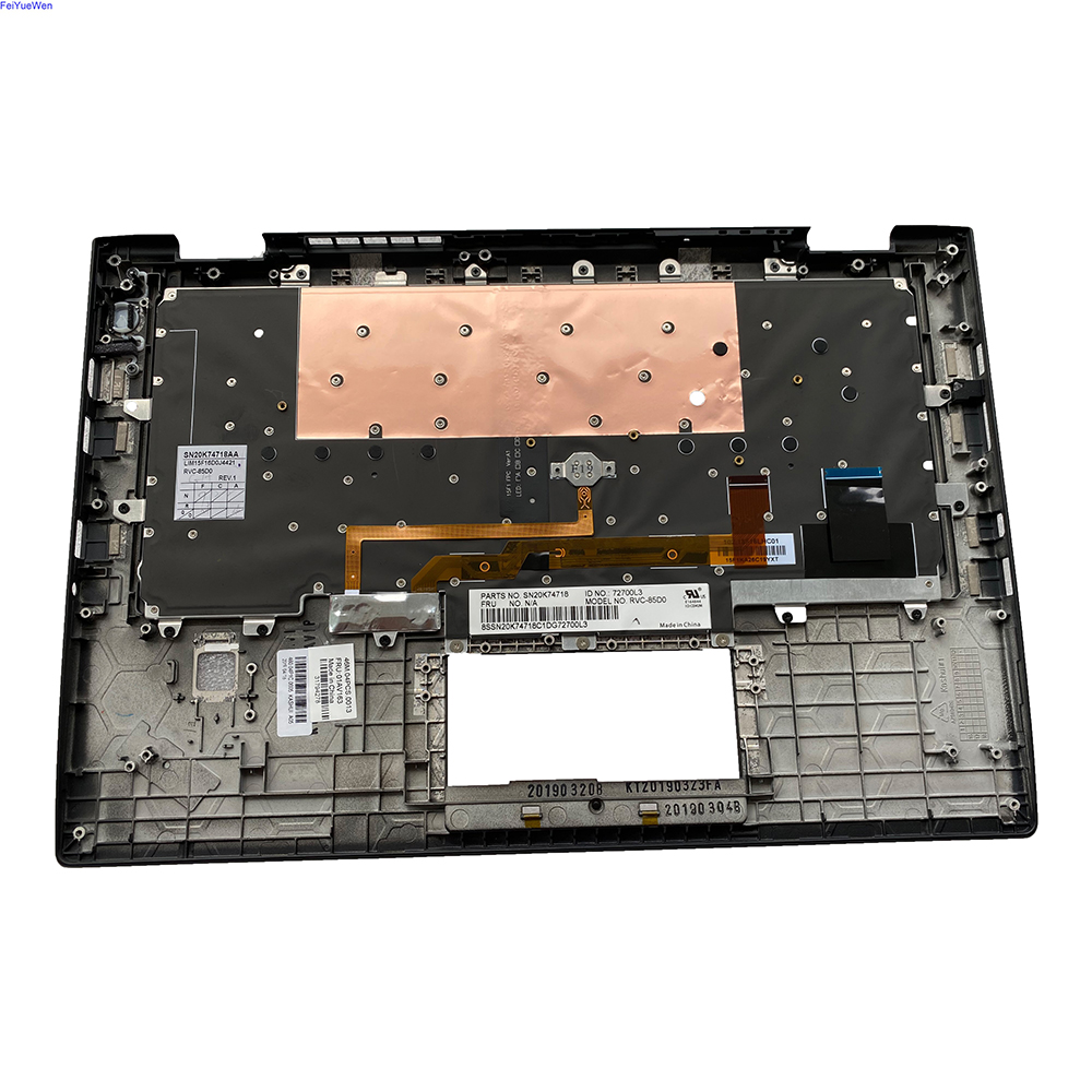 01AV163 оригинальный C чехол для Lenovo X1 Carbon 4th 2016 клавиатура DE Bezel UK винтовой Упор для рук