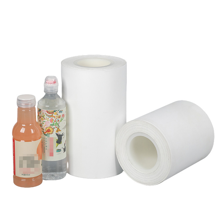 Bopp Pearlized Bottle Labels Film Opp Mineral Water Plastic Roll Custom Label