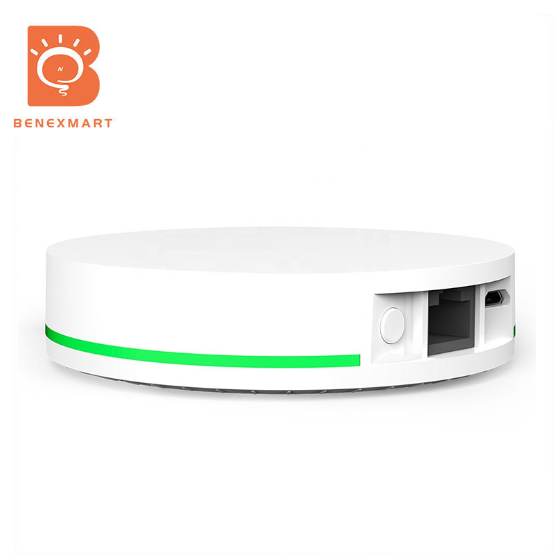 Benexmart Zigbee 3,0 концентратор Zigbee шлюз с сетевым портом приложение для беспроводного управления работает с Alexa Google Home