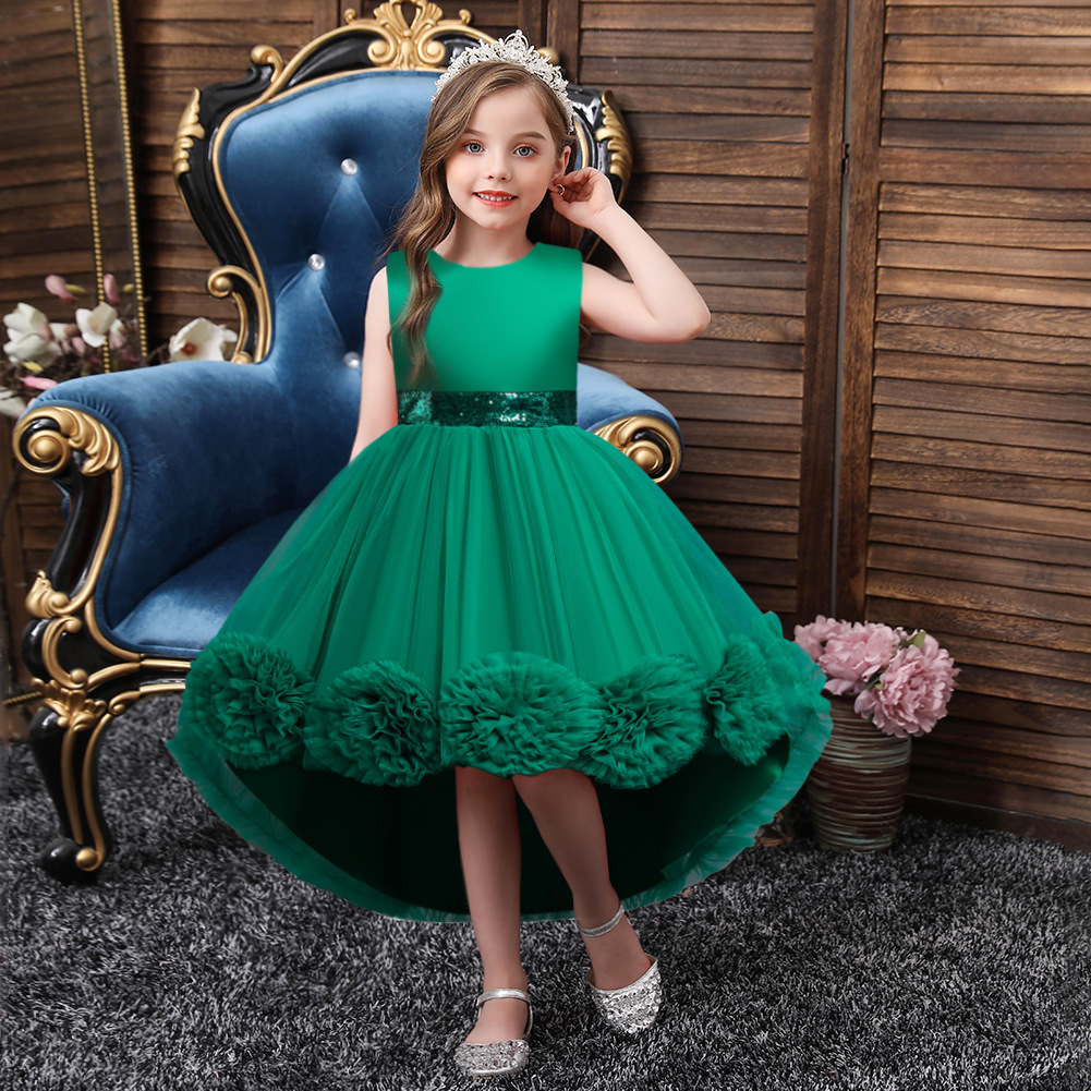 S0281A 2021 новый продукт детское свадебное платье pettiskirt Детские платья на день рождения для девочек