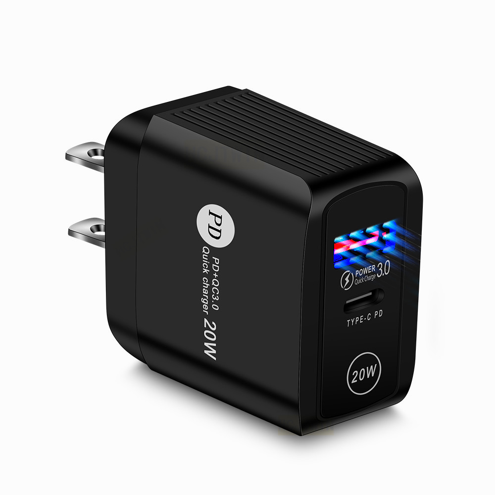 Лидер продаж 2021, новый продукт, QC3.0 + PD20W 20wPD, мобильные телефоны, планшеты, мобильные мощные наушники, многофункциональное зарядное устройство