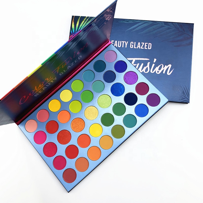 Новинка 2019, Палетка глазурованных теней для век Beauty Glazed, Палетка радужных теней для век