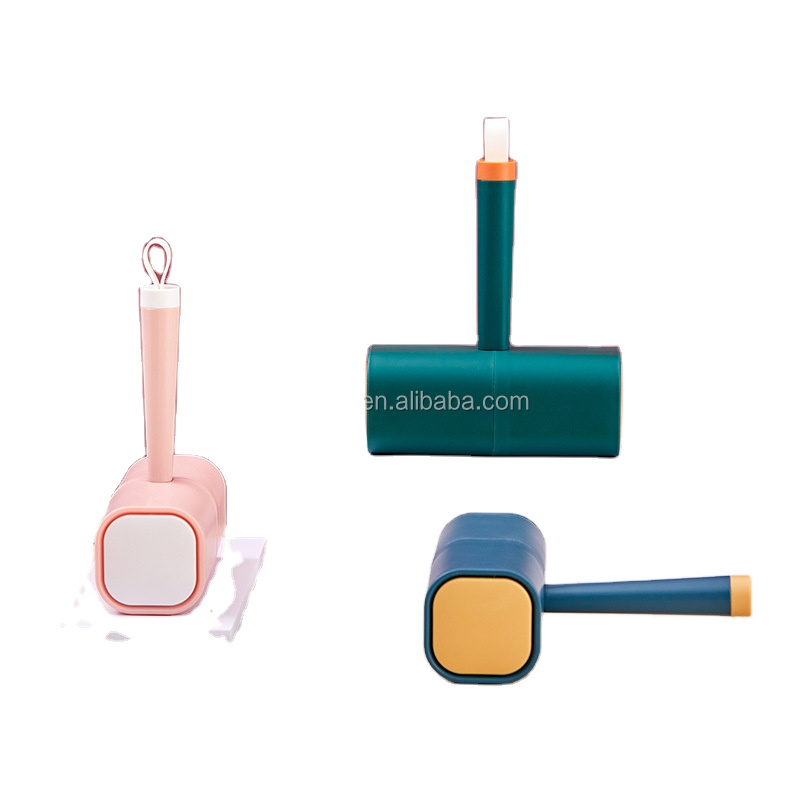 Square contrast color adhesive can be torn roller brush household dust removal hair removal pet hair dipper
