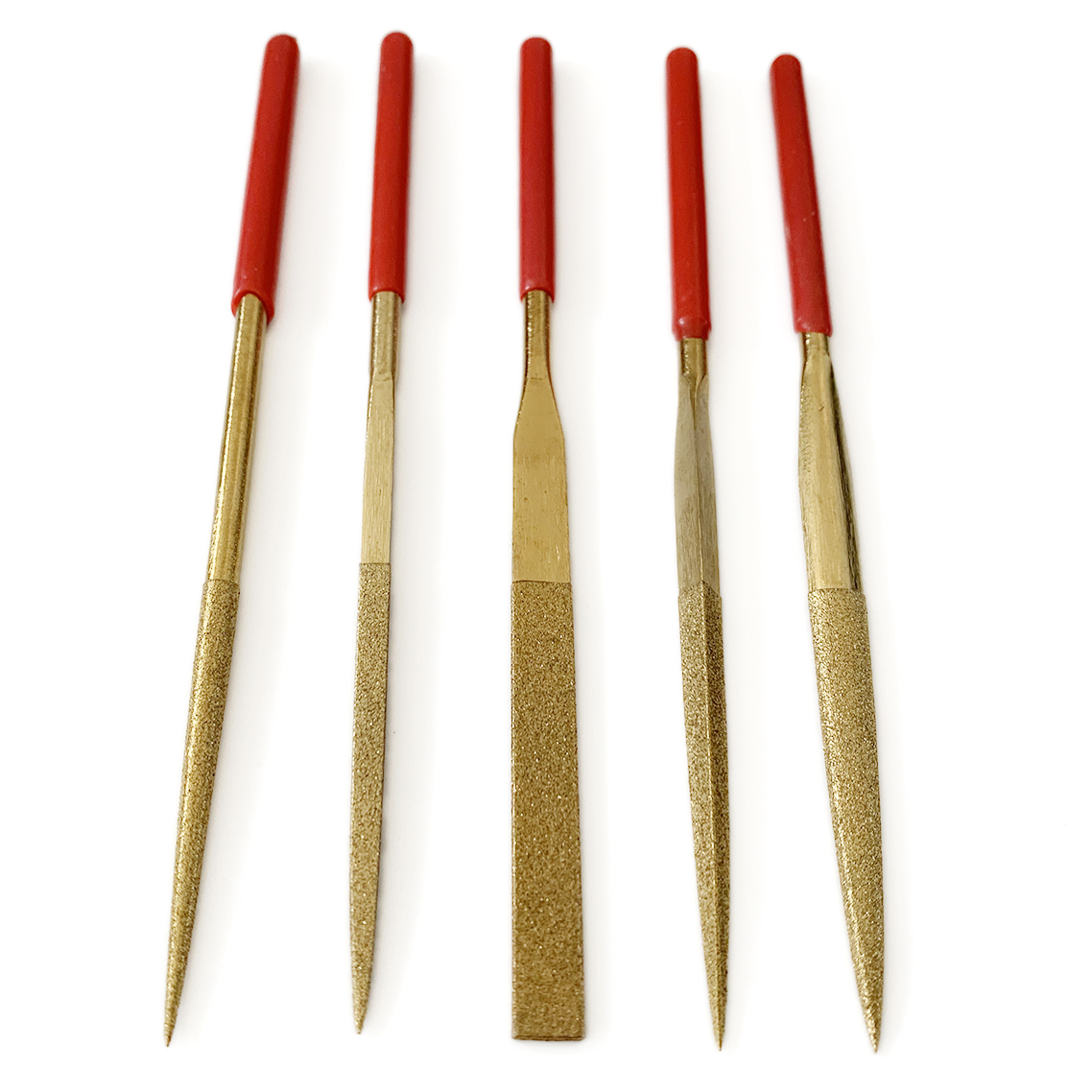 5pcs set diamond saw file/ titanium plating grinding file/electroplated diamond needle file