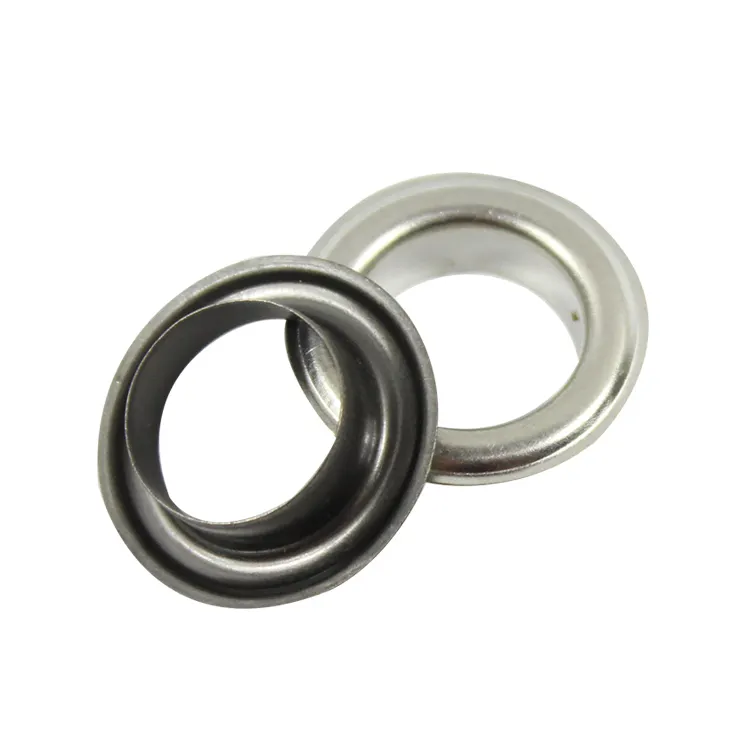 Manufacture good quality metal eyelet curtain rings various sizes curtain eyelet ring grommets