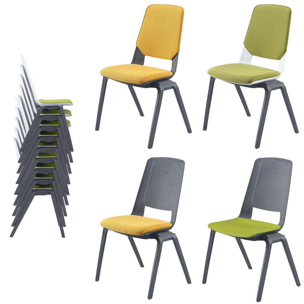 QS-STC05 office furniture School Class room training chair school lecture chair meeting room stackable training chair