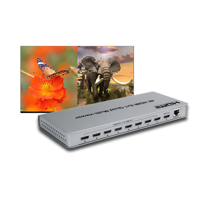 4 к HDMI 8x1 мульти-зритель в режиме реального времени Multiviewer 8 в 1 с HDMI бесшовные