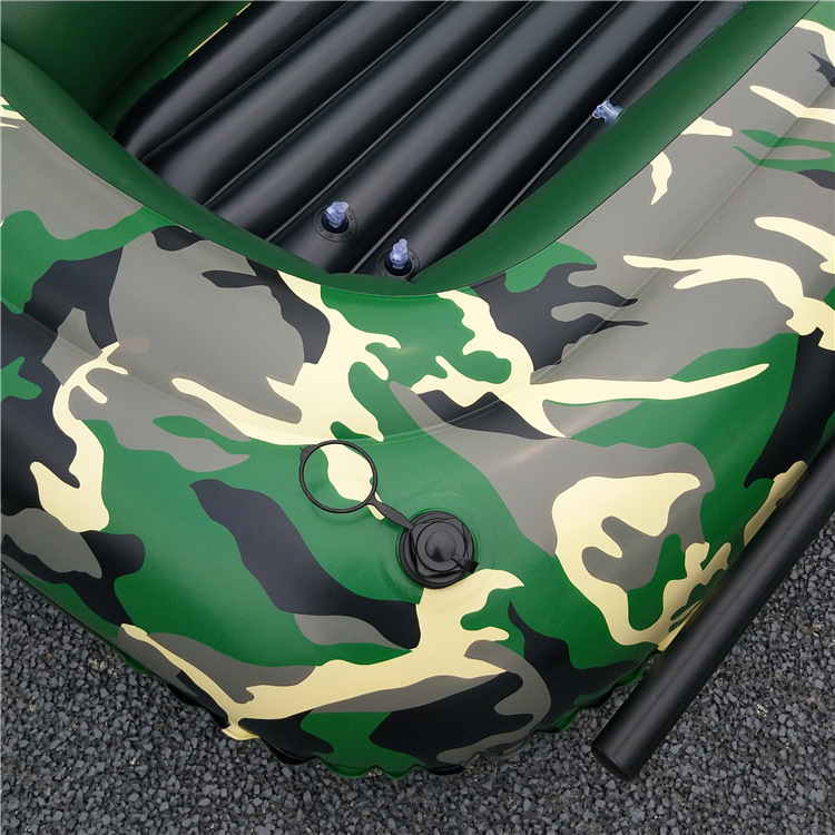 2-4 person Inflatable fishing kayak boat 2021 hot style cheap thickened folding inflatable fishing pedal canoe/kayak