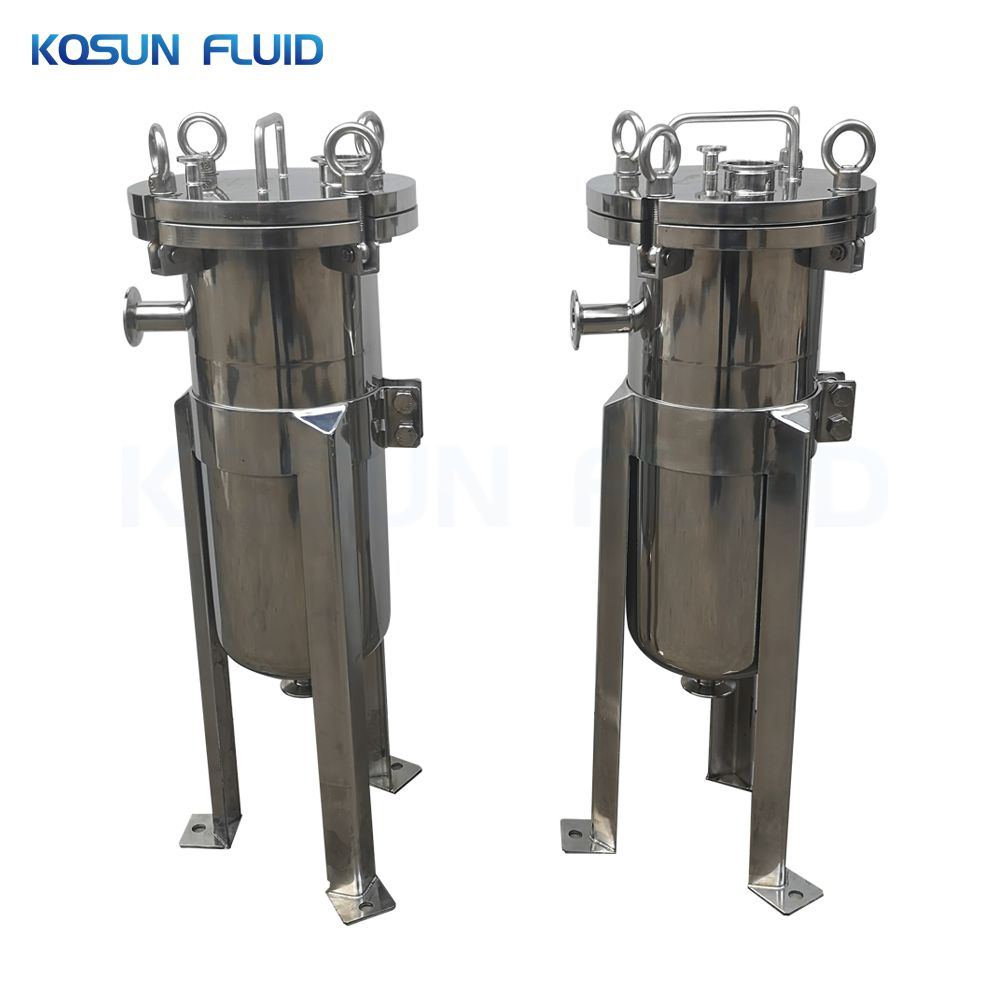KOSUN Filtro Ss 316l Filtration Juice Liquid Bag Filter Housing