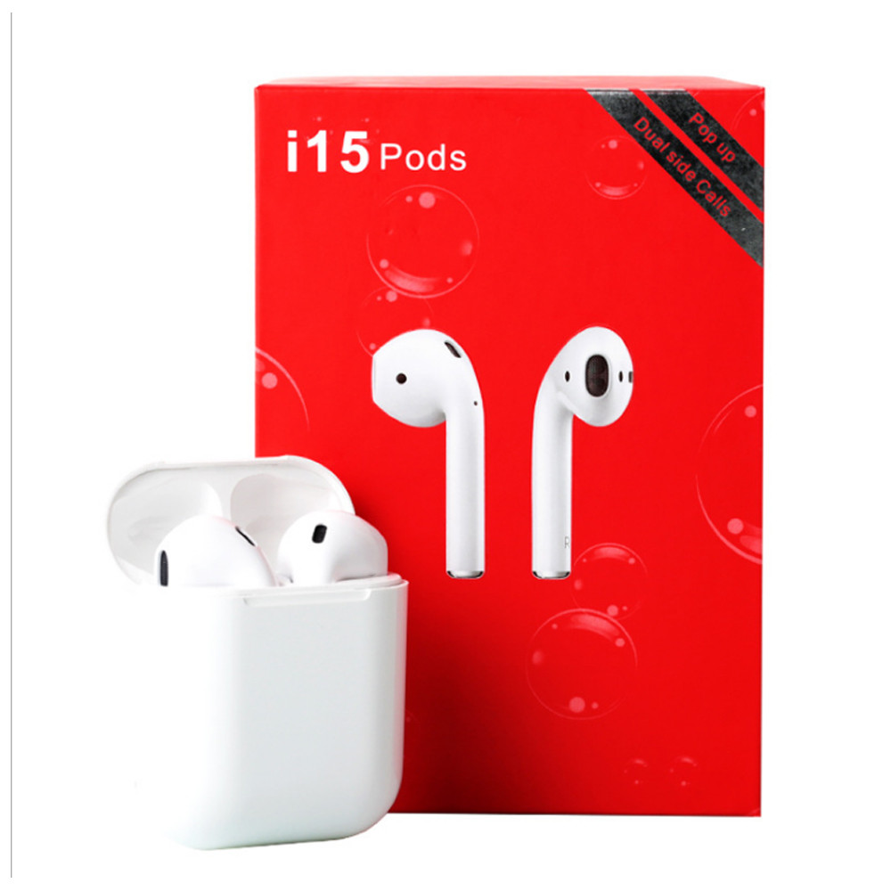 I15 tws наушники высокого качества i15 tws наушники super bass i12 i7s i14 i16 i23 inpods 12 беспроводные наушники