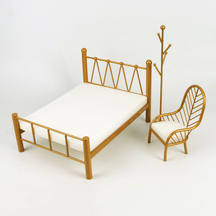 Wholesales Hot Metal Doll Bed Chair Coat Hanger 30cm Doll 1/6 Doll Accessories For Blyth Barb