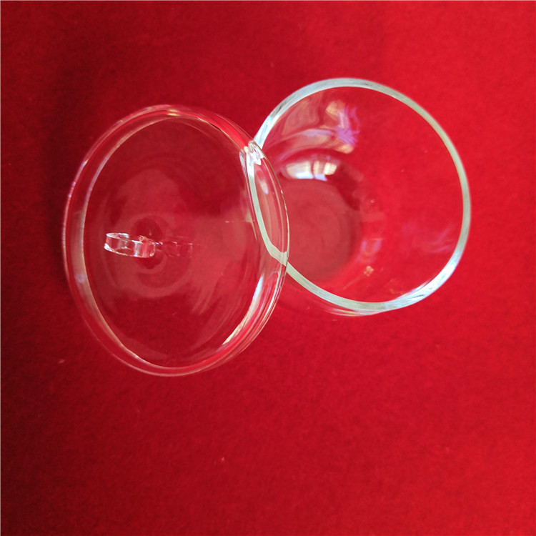 resistance high temperature high purity clear quartz crystal crucible
