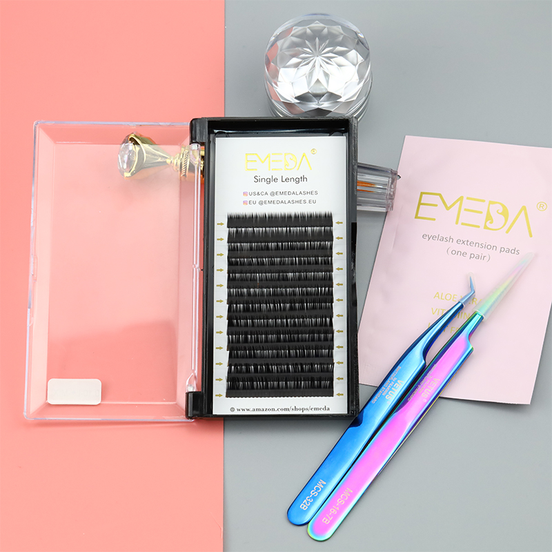Поставщик ресниц Emeda, оптовая продажа, наращивание ресниц, норковый шелк