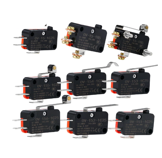 V-151-1C25/V-152-1C25/V-153-1C25/V-154-1C25/V-155-1C25/V-156-1C25/V-15-1C25/V-15-1B5 Мгновенный Micro Концевой выключатель