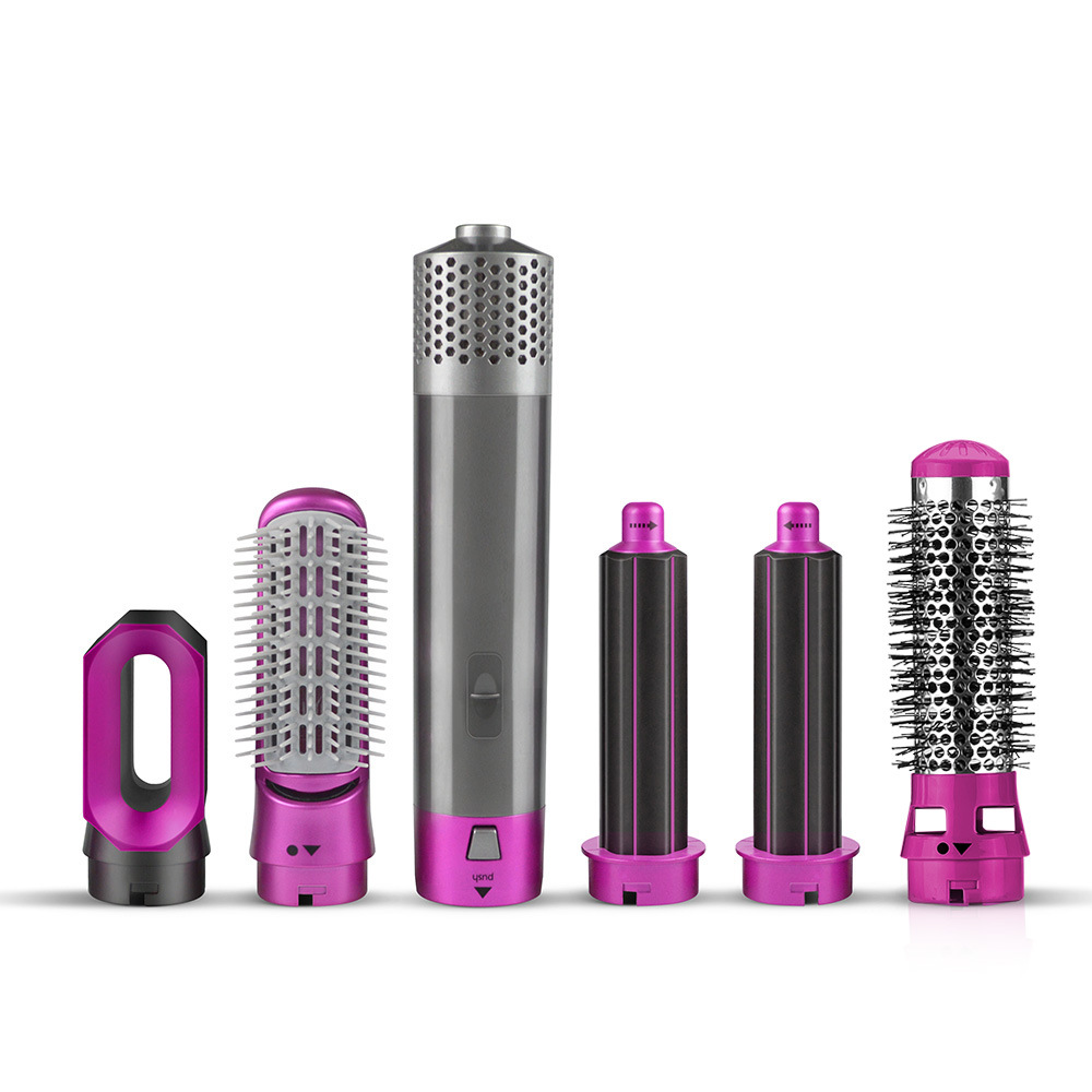 Private Label Straightening and Curling Electric Hot Comb Heater Hair Curler Multi functional Hair Straightener and Curler