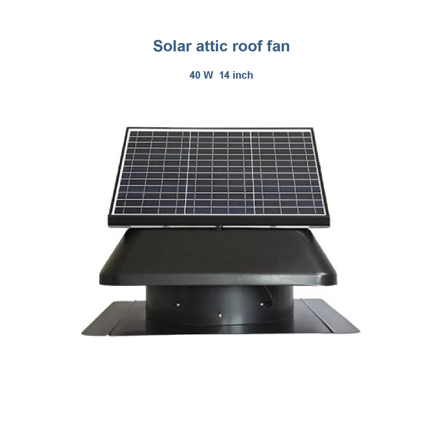 Вентиляционные комплекты Солнечная панель солнечная панель вентилятор постоянного тока Солнечная система потолочный вентилятор