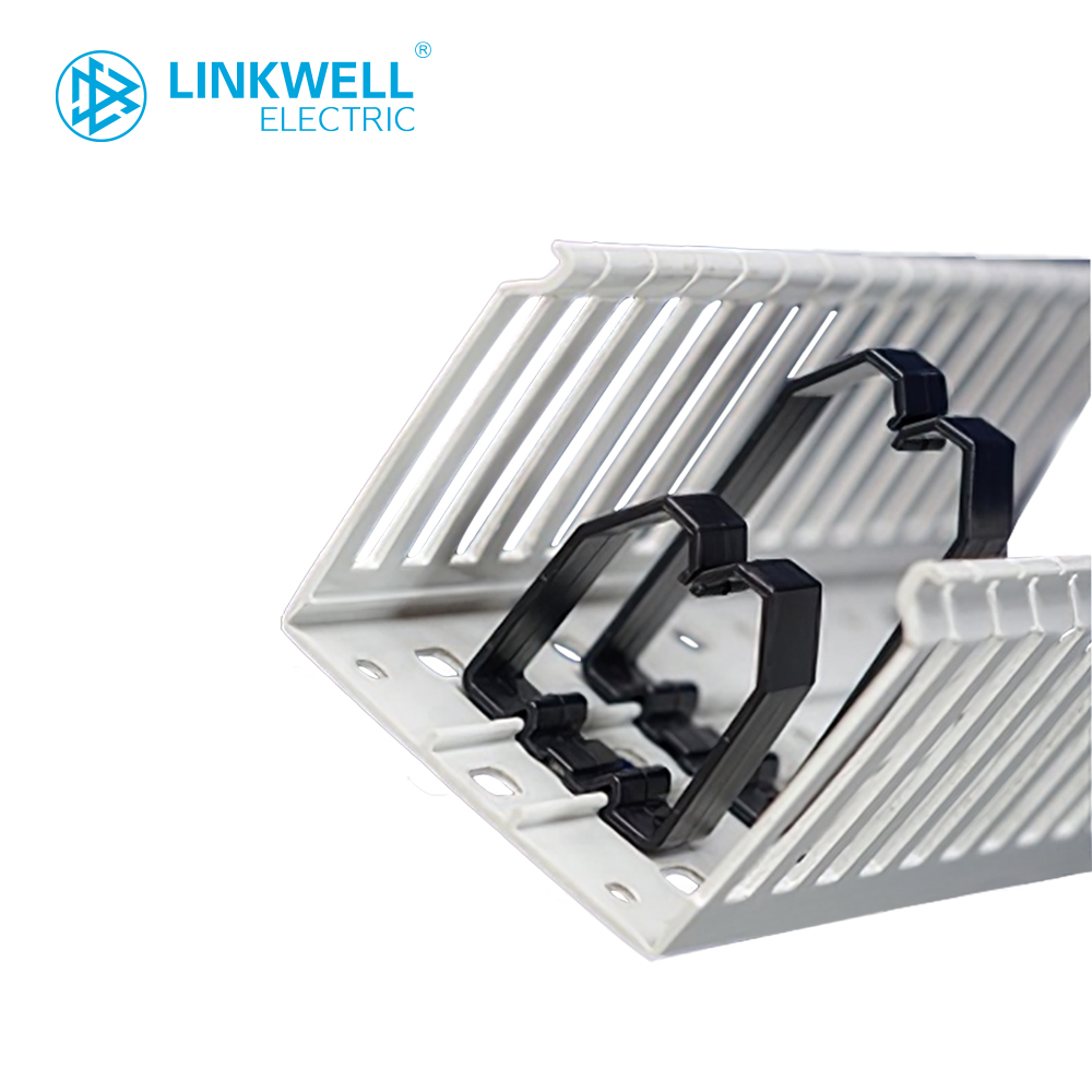 8080 Lead Free PVC Wiring Duct cable trunking With Non Slip Cover