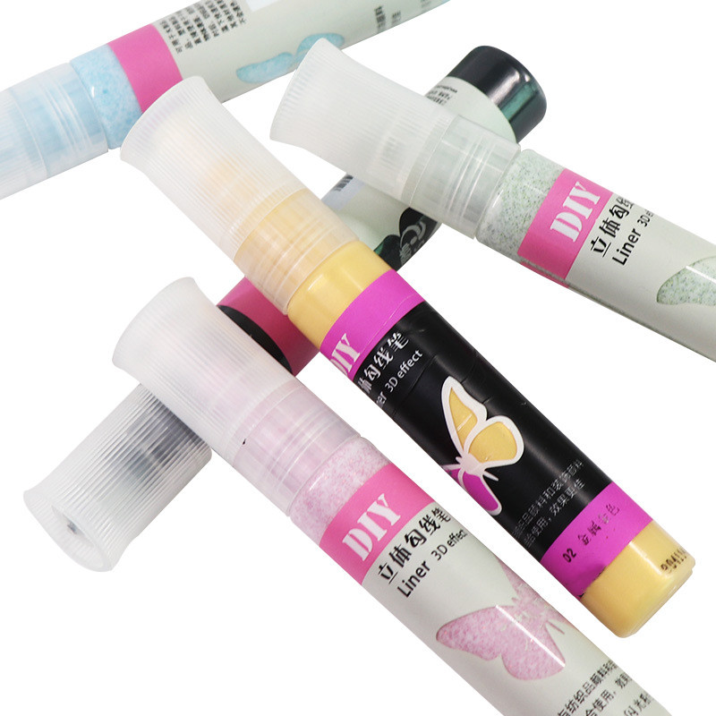 wholesale 25ml art 3d acrylic paint for various material surfaces diy craft