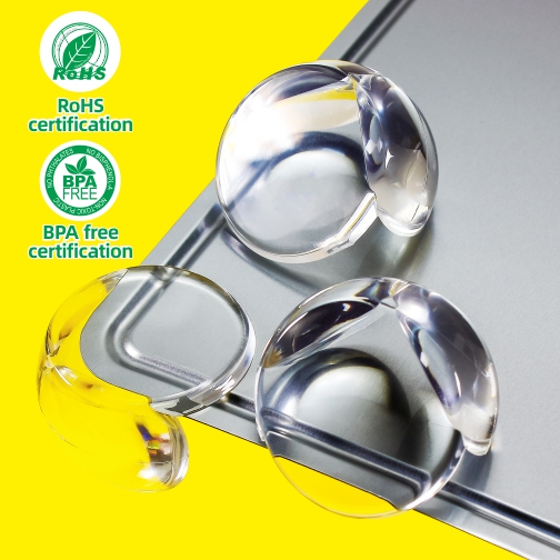 Transparent round child protectors furniture clear bed pvc baby proofing safety edge table corner bumper guard corner protector