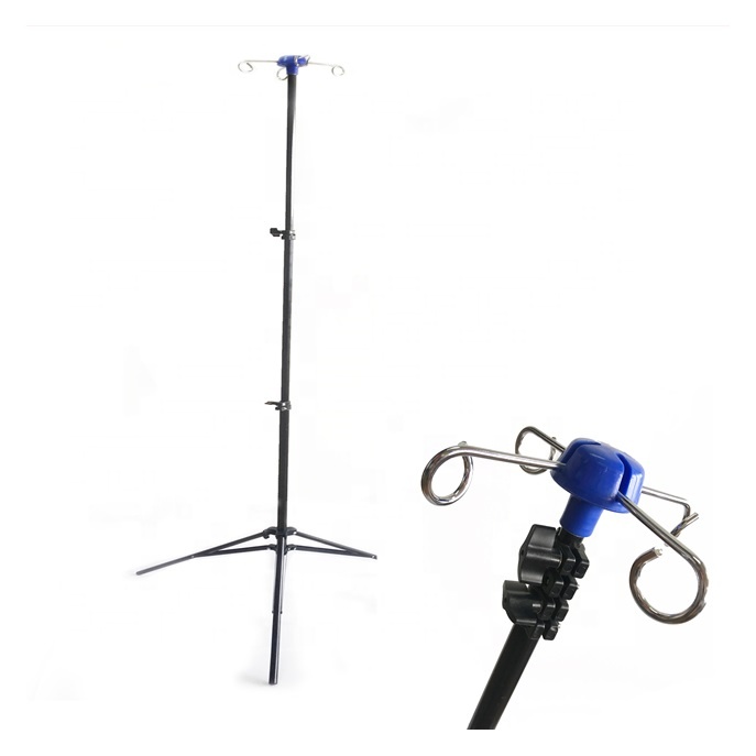 M-IV1 Portable Foldable IV Pole Stand For Hospital Patient Use