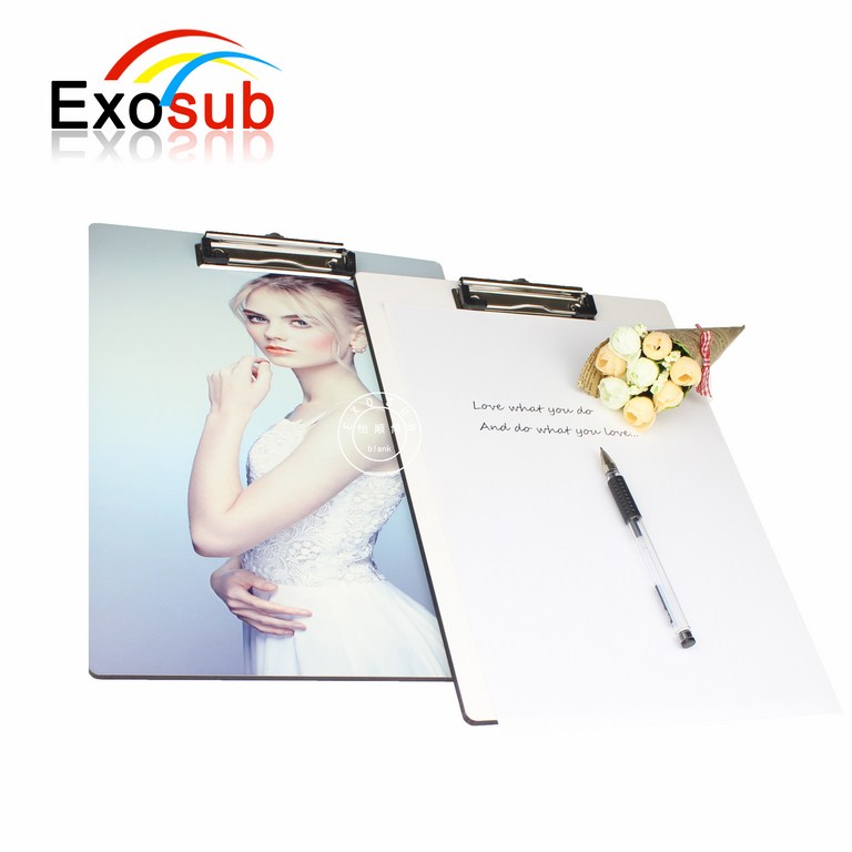 White clip board clamps clipboard China for student