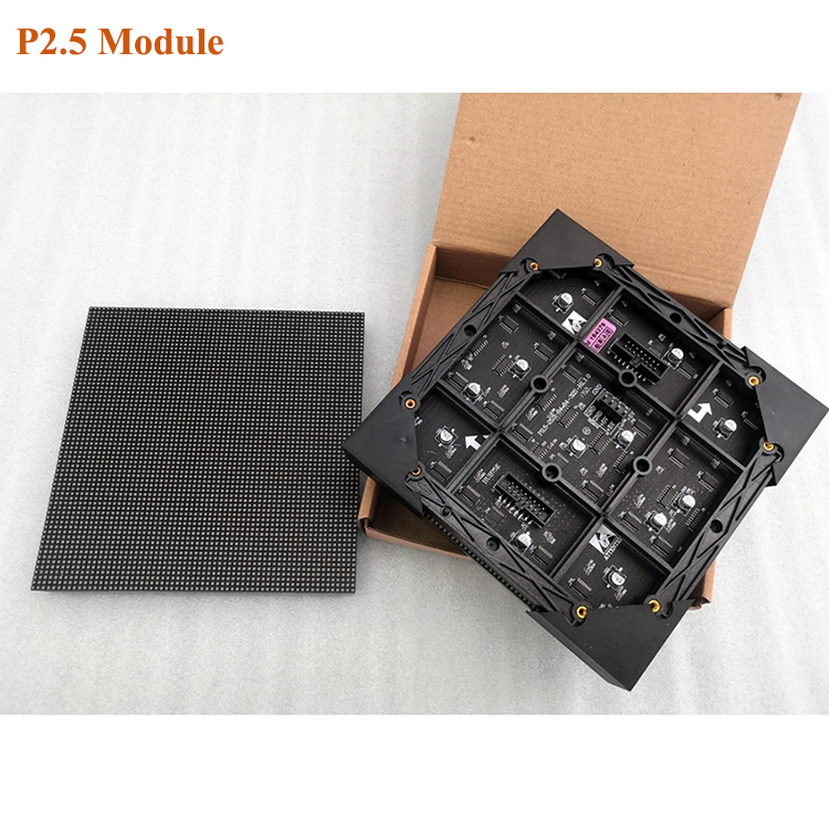 Полноцветный светодиодный экран HD P2.5, модуль SMD RGB 160*160 мм, 64x64 пикселей, светодиодные панели дисплея, быстрая доставка