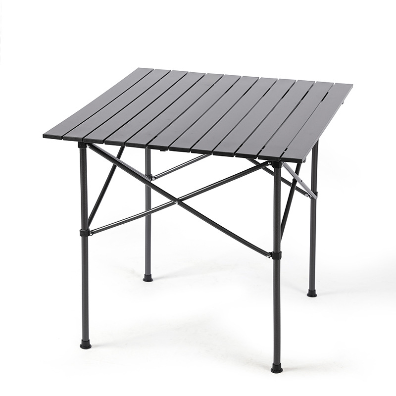 2021 High Quality Aluminum Desk Top Steel Frame Metal Portable camping picnic beach folding table for outdoor