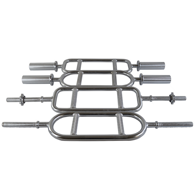 Square frame ring rod frame bar device electroplating double grip ring weightlifting barbell