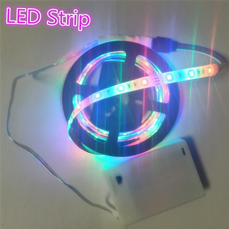Battery Box RGB Ribbon Led Light 1M /2M/3M Christmas Home Decoration IP65 Waterproof Flexible Tape