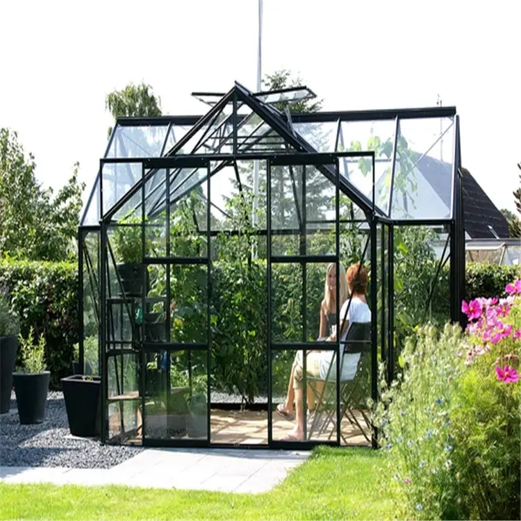 Aluminum Hexagon Octagonal Octagon Aluminium Winter Garden Sun Room Glass Conservatory Sunroom Green House