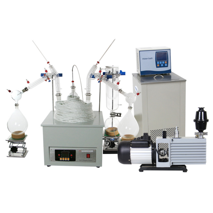 hemp processing equipmentcbd distallation machine short path distiller lab 10L
