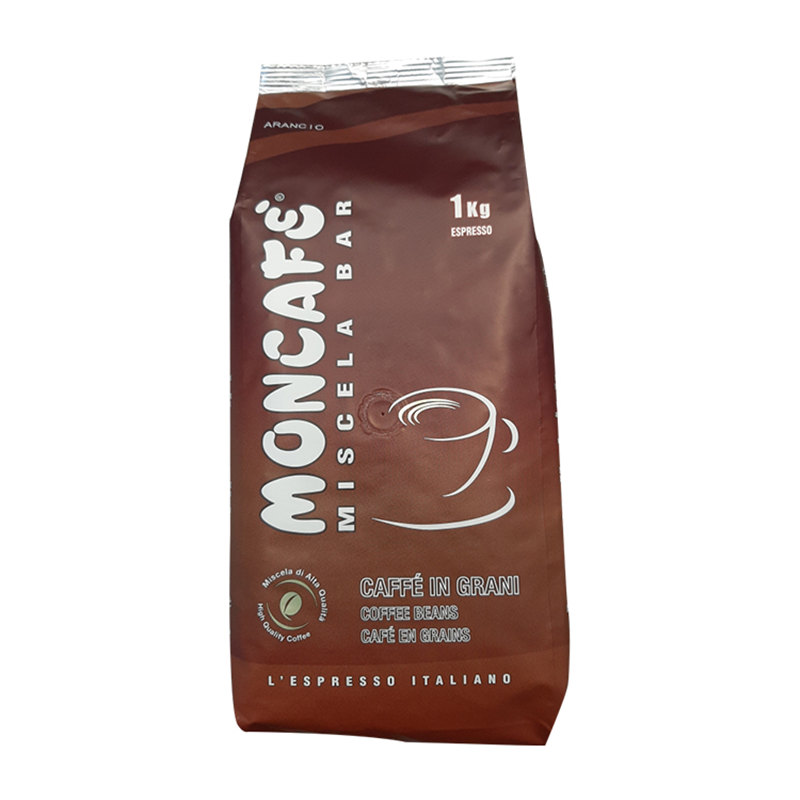 Italian Brand Moncafe' Single Origin Premium Bean Espresso Coffee Blend
