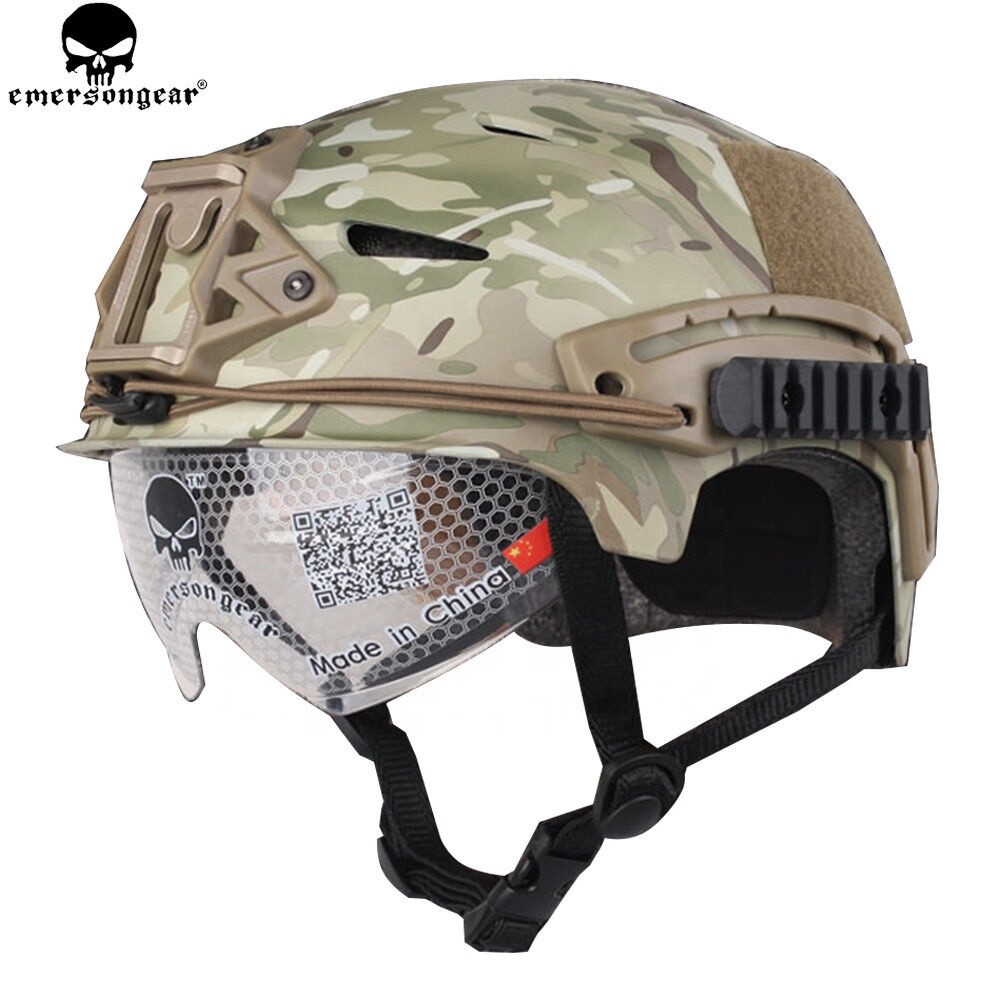 EMERSONGEAR EXF шлем с защитными очками защитный Тактический шлем Мультикам