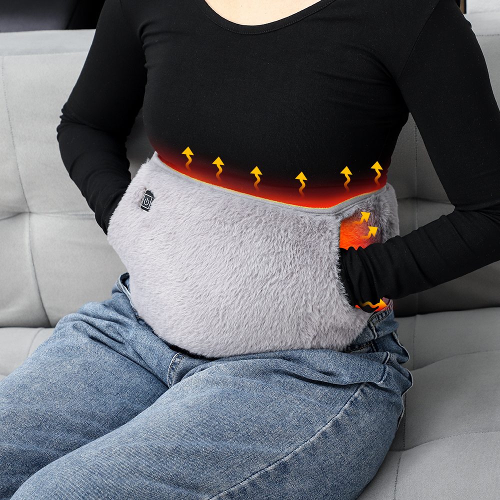 Wellness Warmer USB Charging Waist Massager Artifact Graphene Heating Electric Heated Belt for Menstrual Hand Uterus Warming