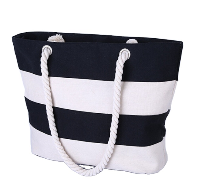 Модная холщовая Пляжная сумка Tote повседневный дизайн для женской сумки