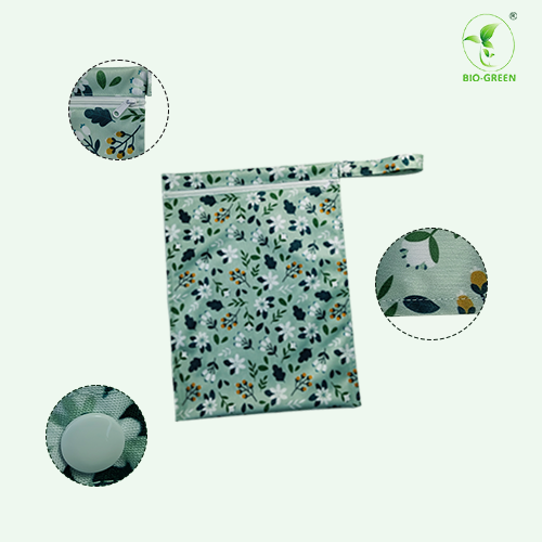Custom Waterproof 30*40cm Wet Bag Baby Swimming Swimsuits bag With Handle Wetbags