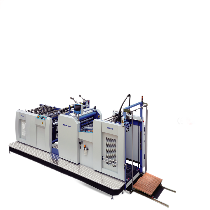 Heated low temperature bottomless crystal film laminating machine, the whole roll is not high-speed