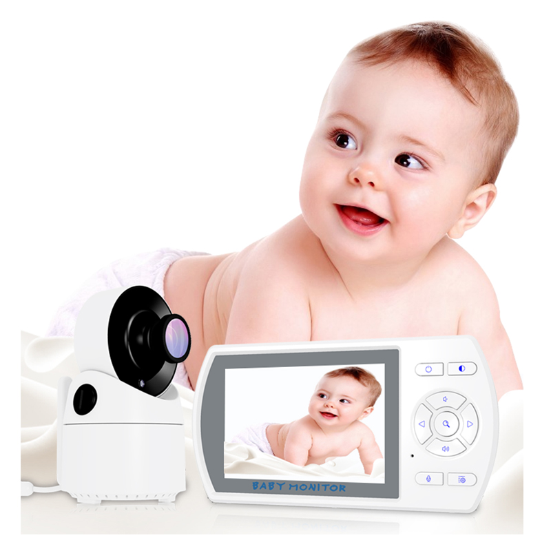 HD 3,5 "ЖК двухполосные аудио колыбельные цифровой 2,4 ГГц беспроводной видеоняни и радионяни с ночное видение датчик температуры