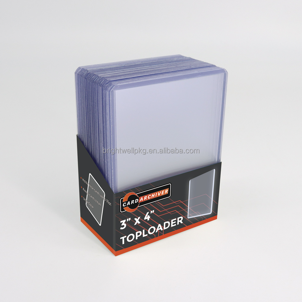 3x4 экшн-упакованный 35-360PT Toploader Коллекционирование карты для бейсбола, футбола и баскетбола
