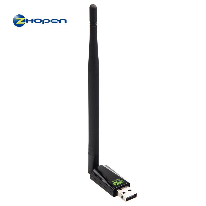Высокая мощность бесконечное сигнала драйвер usb адаптер ZP-150A5F внешний 5dbi антенна Wi-Fi модем для декодера