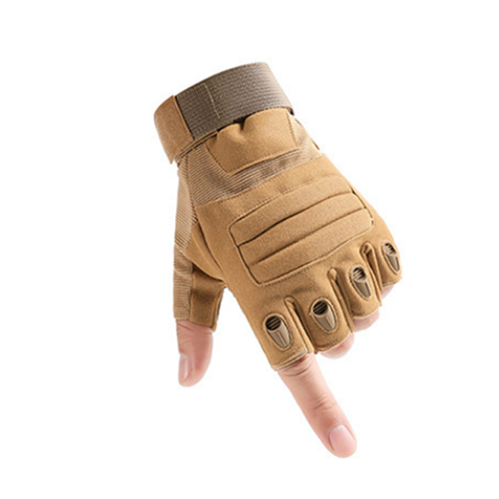 Men Tactical Half Finger Military Glovesss Outdoor Protection Non-slip Breathable
