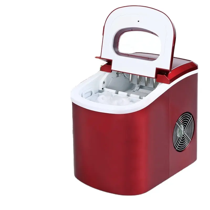 Льдогенератор малого размера 12 кг, коммерческий молочный чай KTV, Круглый лед, ручной полив, автоматическая льдогенератор