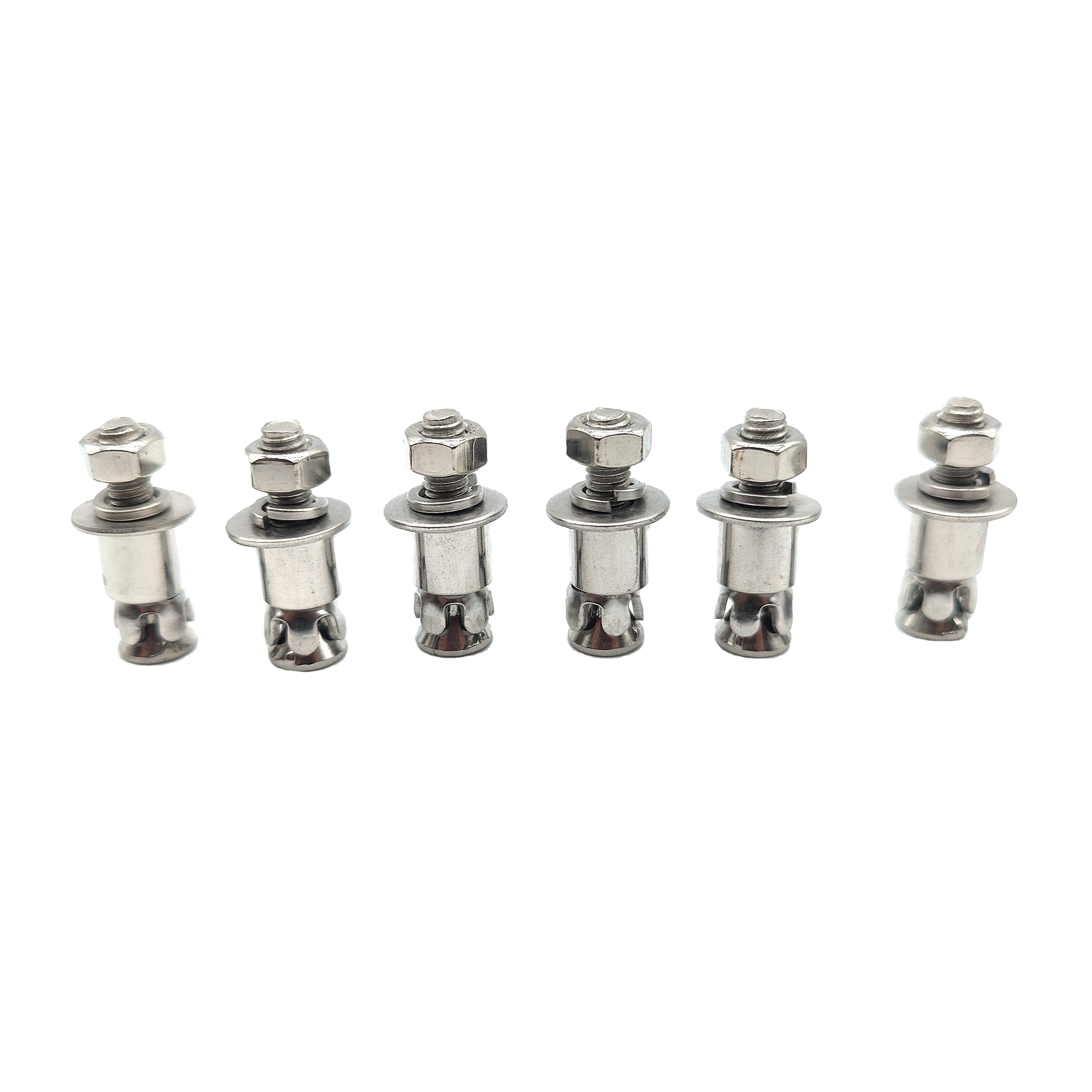 Stainless Steel Expansion Anchor Bolts SS 304 SS 316 Extension Sleeve Anchor Knocking Type Back Bolt