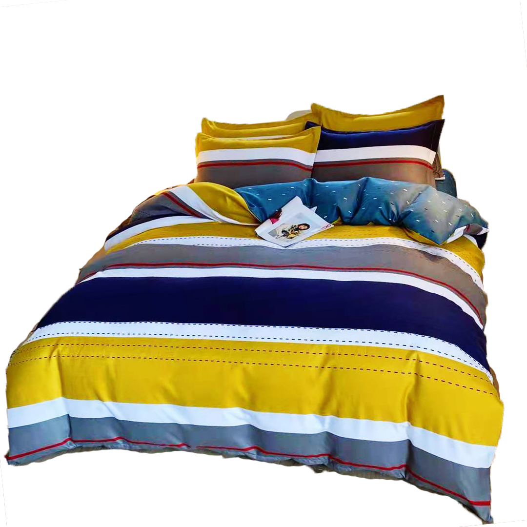 OEM Wholesale fashion printed Home Textile King Size 4pcs Comforer Bed sheet Bedding Sets