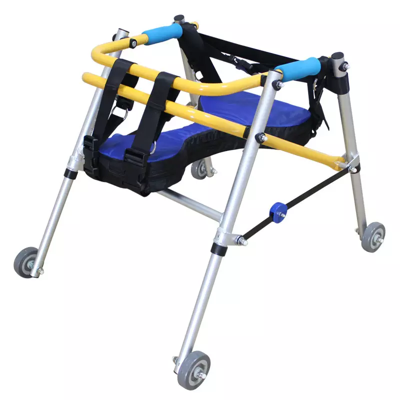 Оптовая продажа медицинская алюминиевый сплав складной Walker нижних конечностей реабилитации ходунки для детей с ограниченными возможностями направленный на 4 колеса