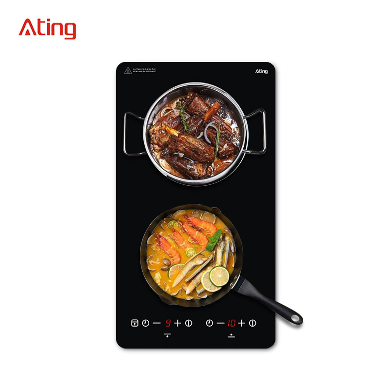 New Design 12 Inch Built in Electric Stove with Booster 240V 2 /Double Burner Induction Cooker