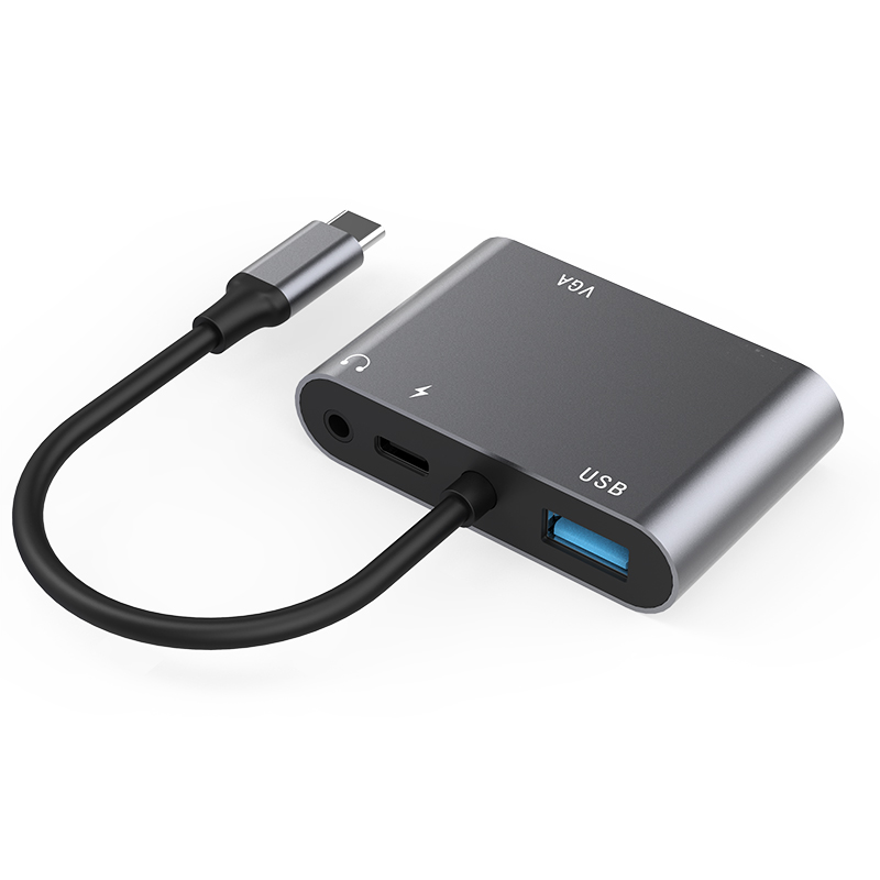 Usb многофункциональный адаптер типа c 4K 60Hz с 5 портами для Macbook Pro