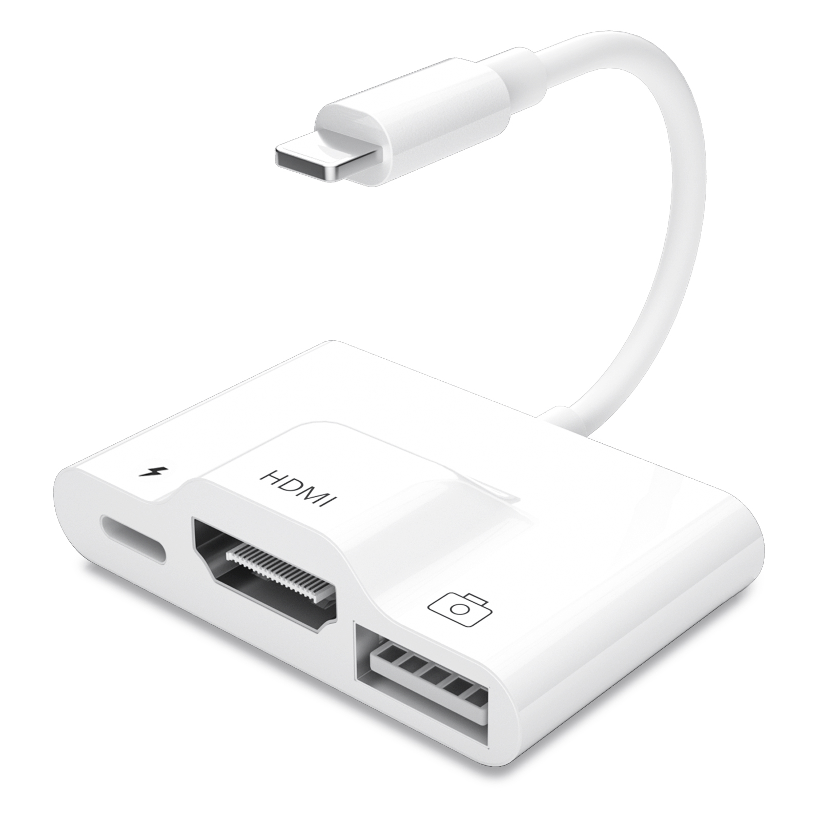 Нет необходимости света питания для HDTV Цифровой AV адаптер для iPhone 12/11 IOS14